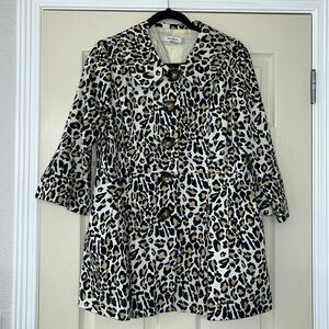 Fully Lined Collared Jacket by Appraisal with 3/4 Length Bell Sleeves w/Pockets